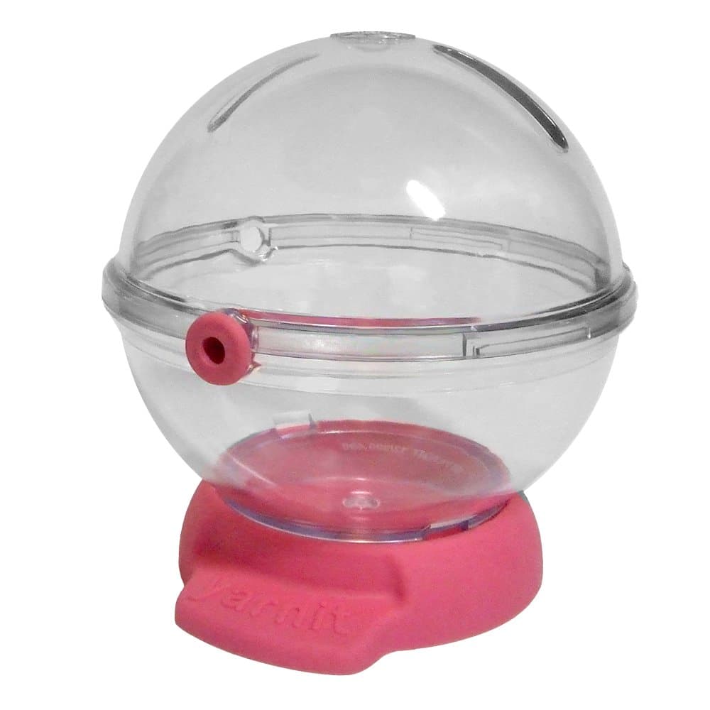 YARNIT Yarn Bowl Crystal Clear Pink Base