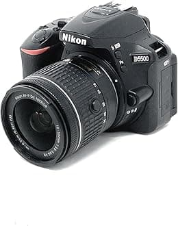 Nikon D5500 Digital SLR Camera (24.2 MP, AF-P 18-55VR Lens Kit, 3 inch LCD Screen) - Black