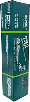 Dowsil Silicone 732 Multipurpose Food Grade Silicon Sealant, Clear, 90ml, 1 Tube
