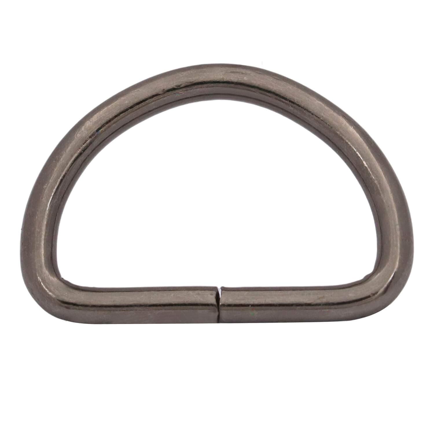 Generic Metal Gun D Ring Buckle 1" Inside Diameter Loop Ring for Strap Keeper Pack of 30