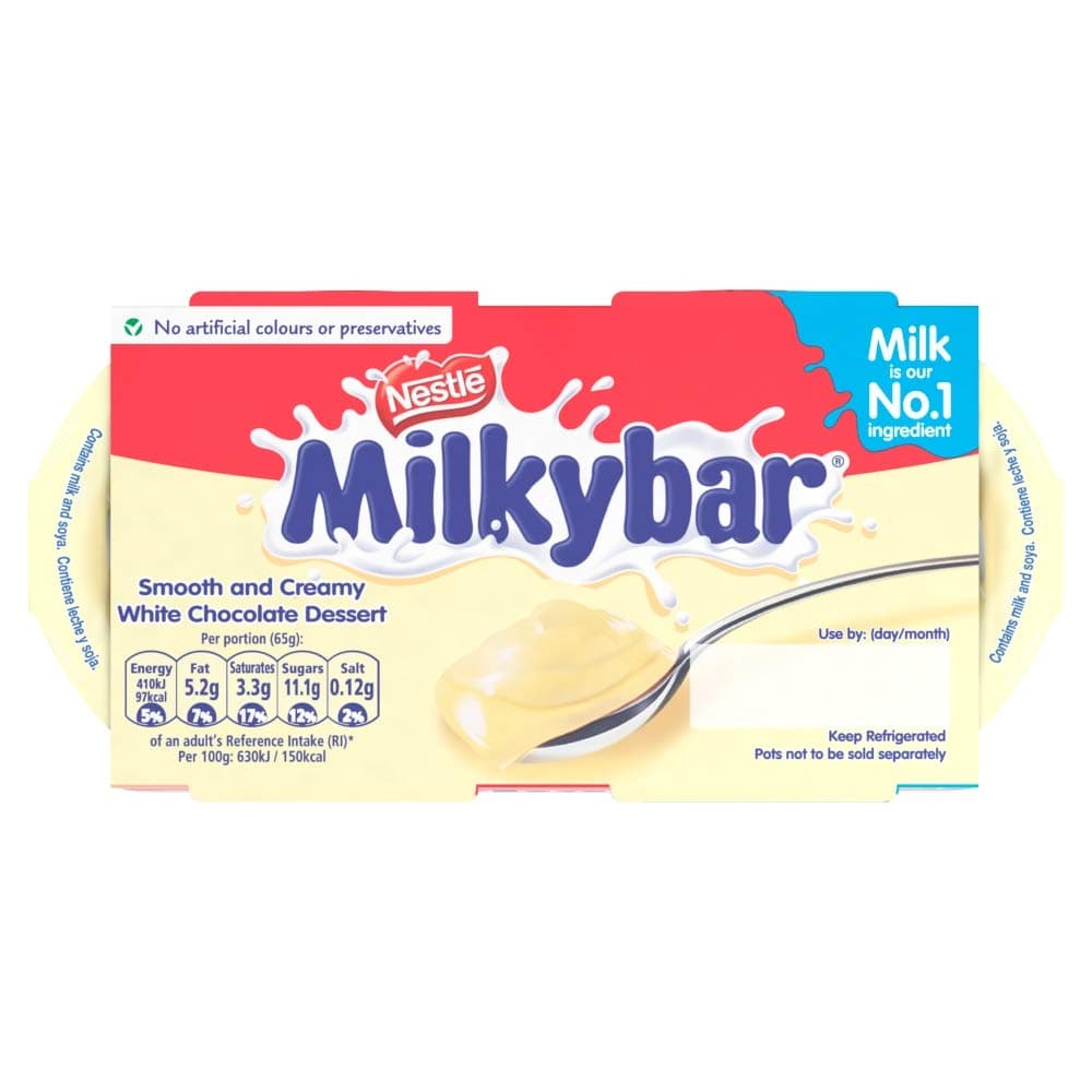Milkybar Desserts, 4 X 65g