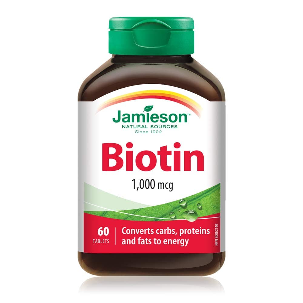 Jamieson Biotin 1,000 mcg, 60 Tablets