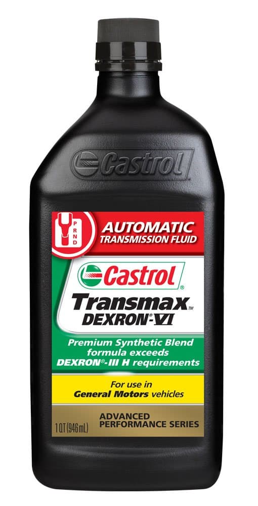 Castrol 06822 Transmax Dexron VI Automatic Transmission Fluid - 1 Quart, (Pack of 6)