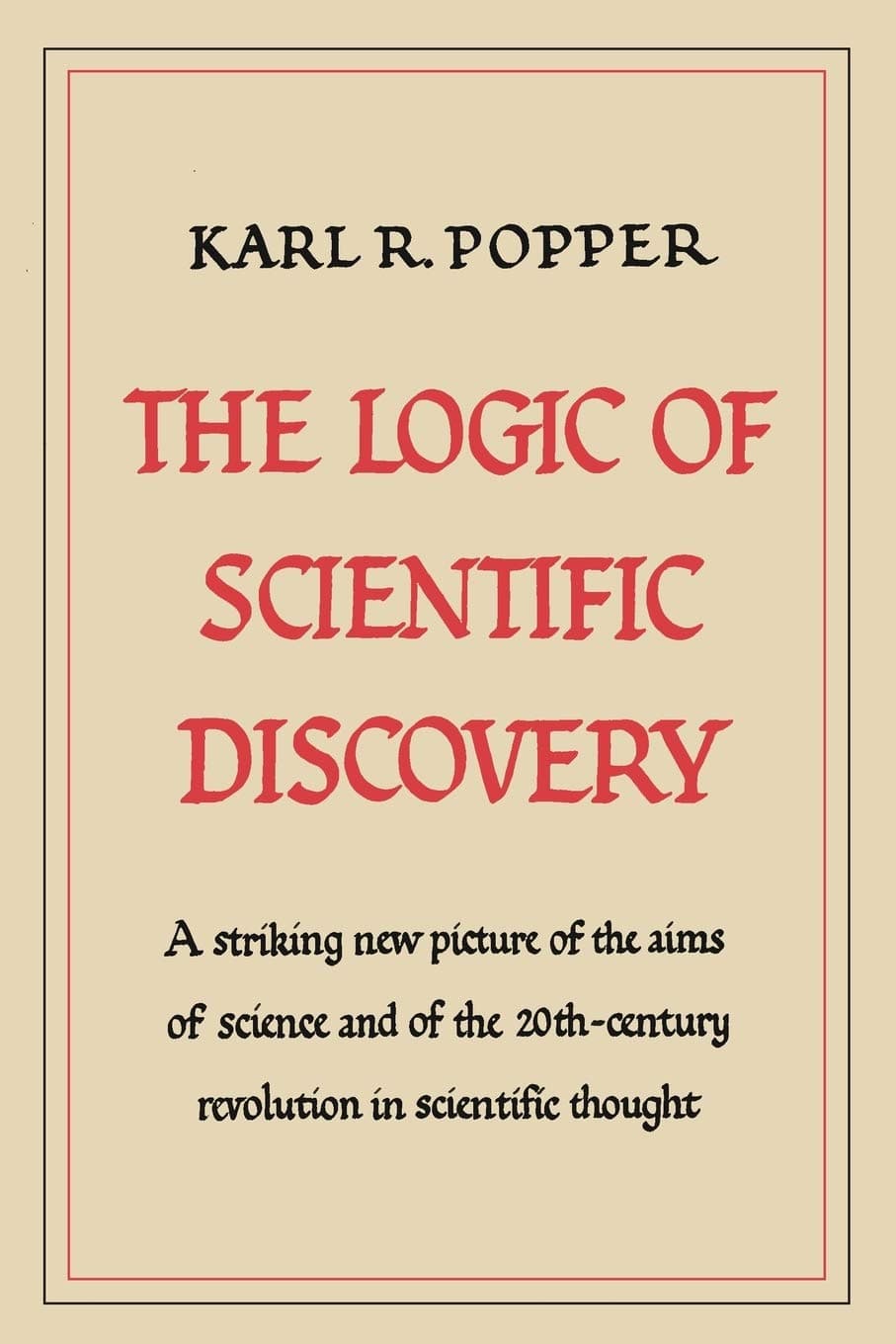 The Logic of Scientific Discovery