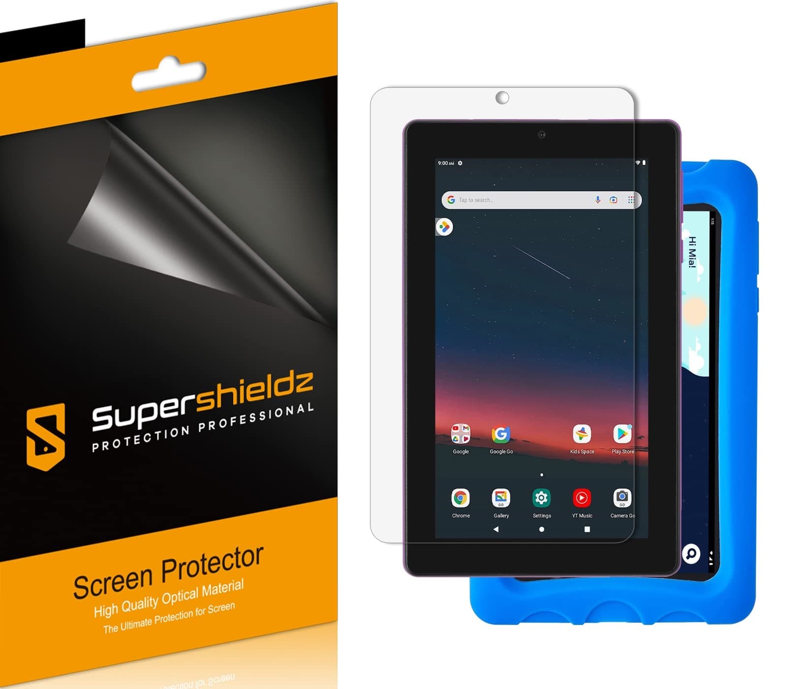 (3 Pack) Designed for Onn 7 inch Tablet Gen 3 (2022) / Onn 7 inch Kids Tablet (2022 Model) Screen Protector, High Definition Clear Shield (PET)
