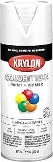 K05580007 COLORmaxx Spray Paint, Aerosol, White