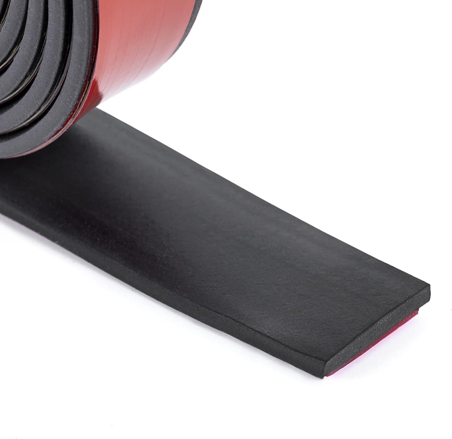 Neoprene Rubber Strips Self Adhesive Sheets, Rolls & Strips with Adhesive Backing Rubber Pads Self Stick Seal Gasket Tape for Matting Padding 25mm(W) x 3.2mm(T) x 3.05m(L)