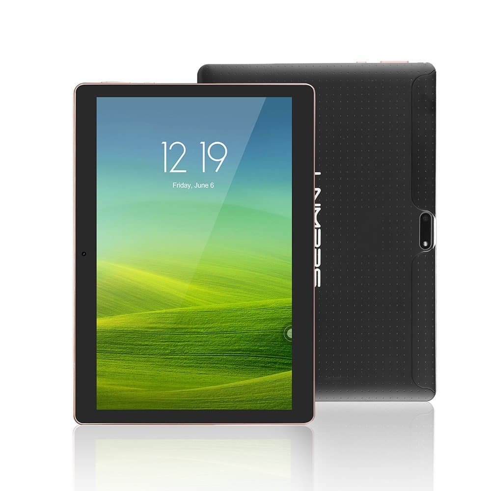 LNMBBS 10.1" Tablet PC Quad Core (3G/Wi-Fi Google Android Lollipop, 2GB RAM, 16GB HDD, Bluetooth, OTG, Dual SIM-card, Dual-camera) - Black
