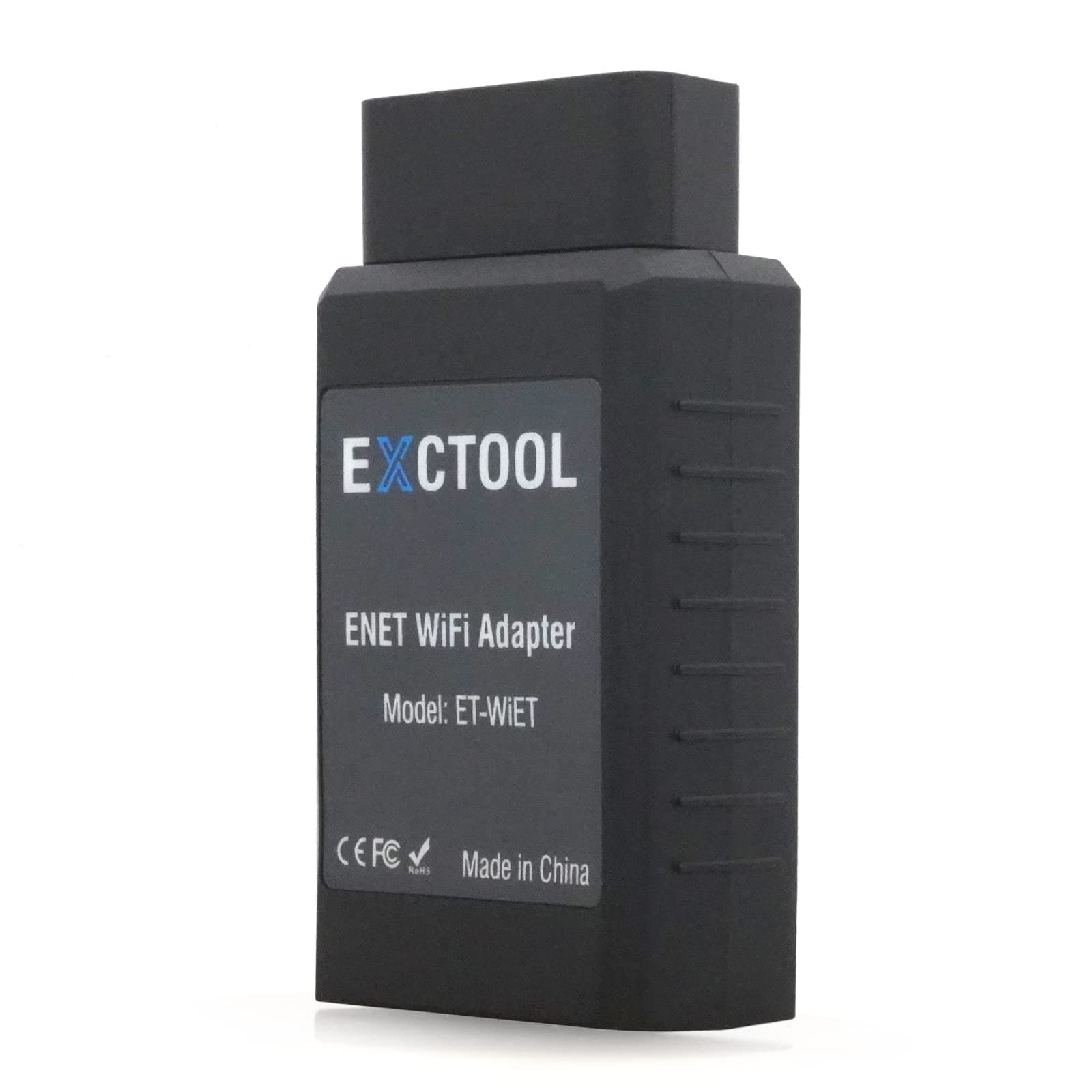 ExctoolENET WiFi Adapter Ethernet to OBD2 Diagnostic & Coding Tool for BMW F/G/I Series Compatible with BimmerCode on iOS and Android