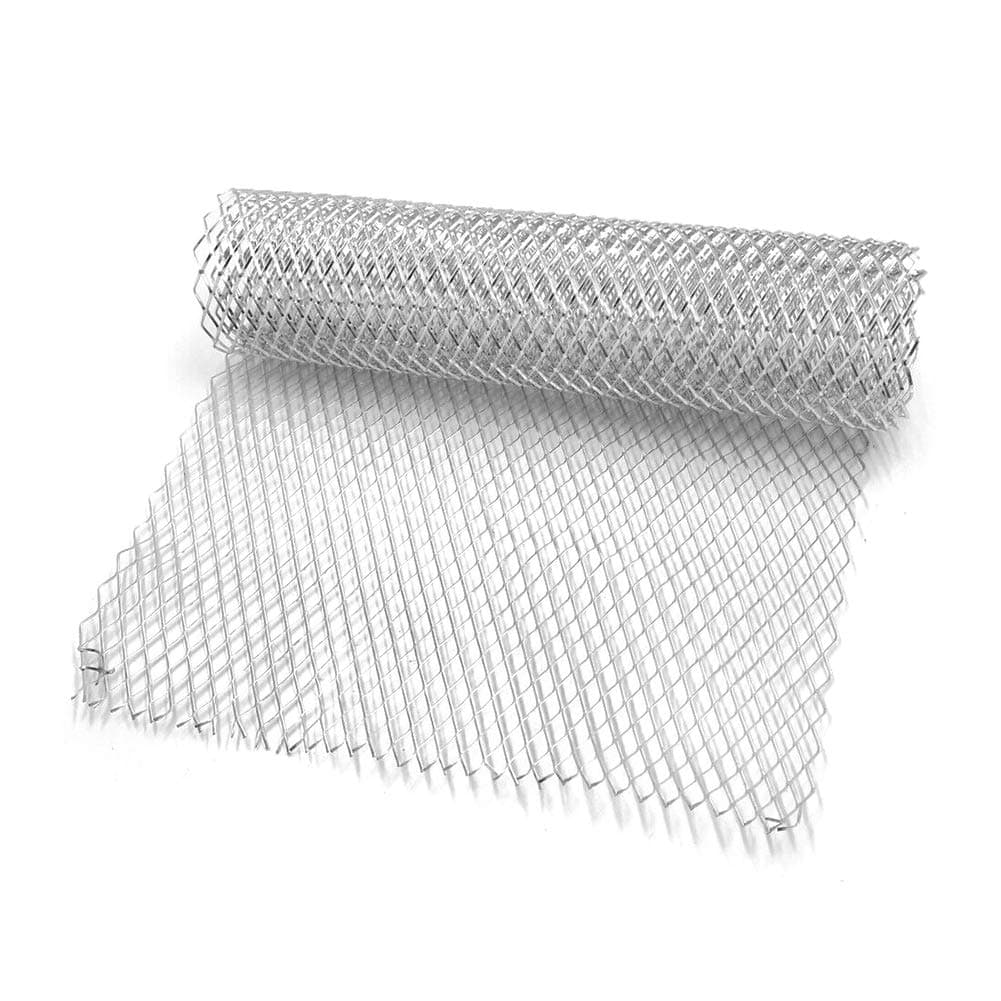 RENNICOCO Car Grille Net, Car Front Bumper Protector Mesh Grill Grille Cover, Aluminum Mesh Grill Section Car Vehicle Black Body Grille Net 40"x13"