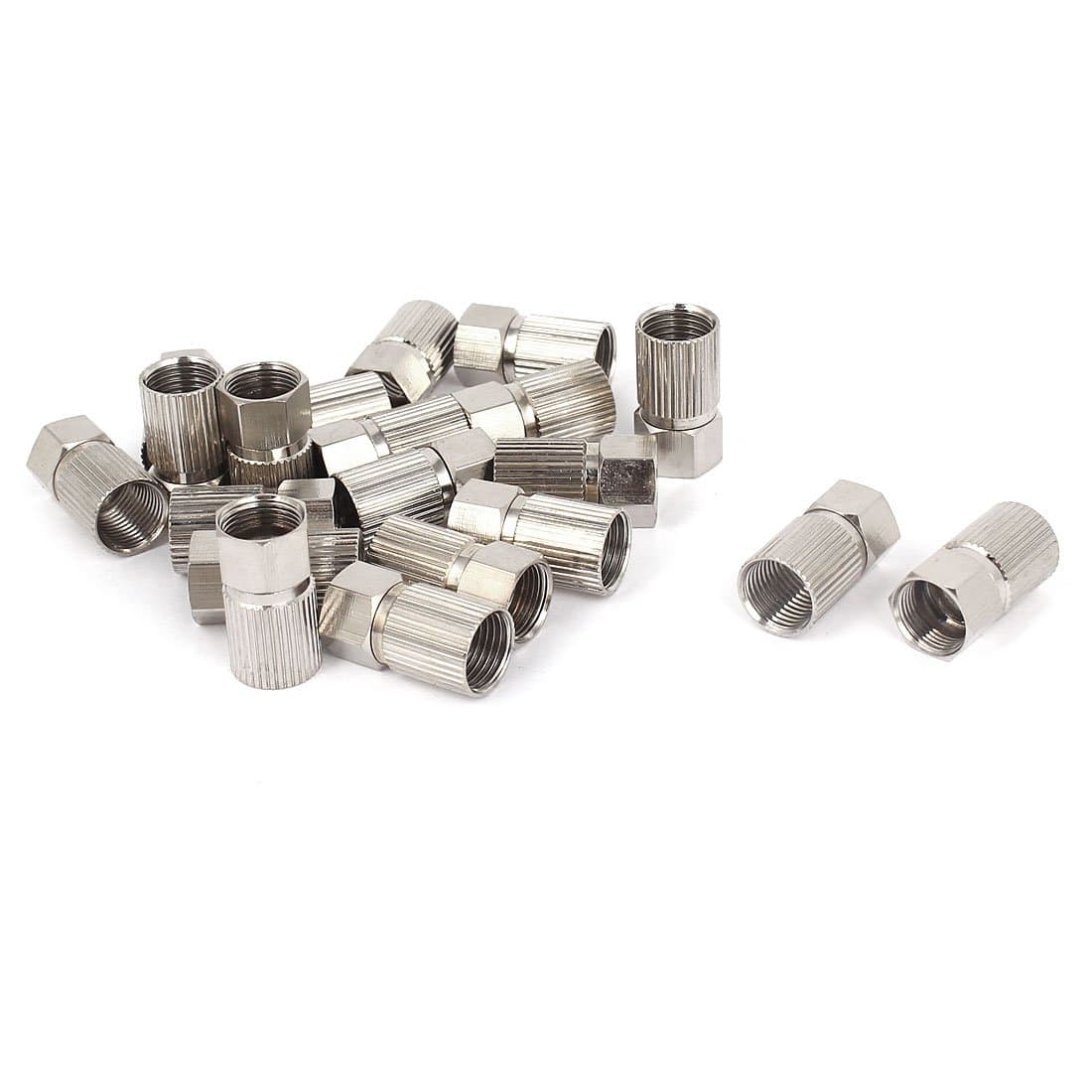 Aexit 20Pcs (Terminal, connector) RG6 F-Type ist-on Tooless Coax Coaxial CATV (39ry702qf210) Splitter Connector