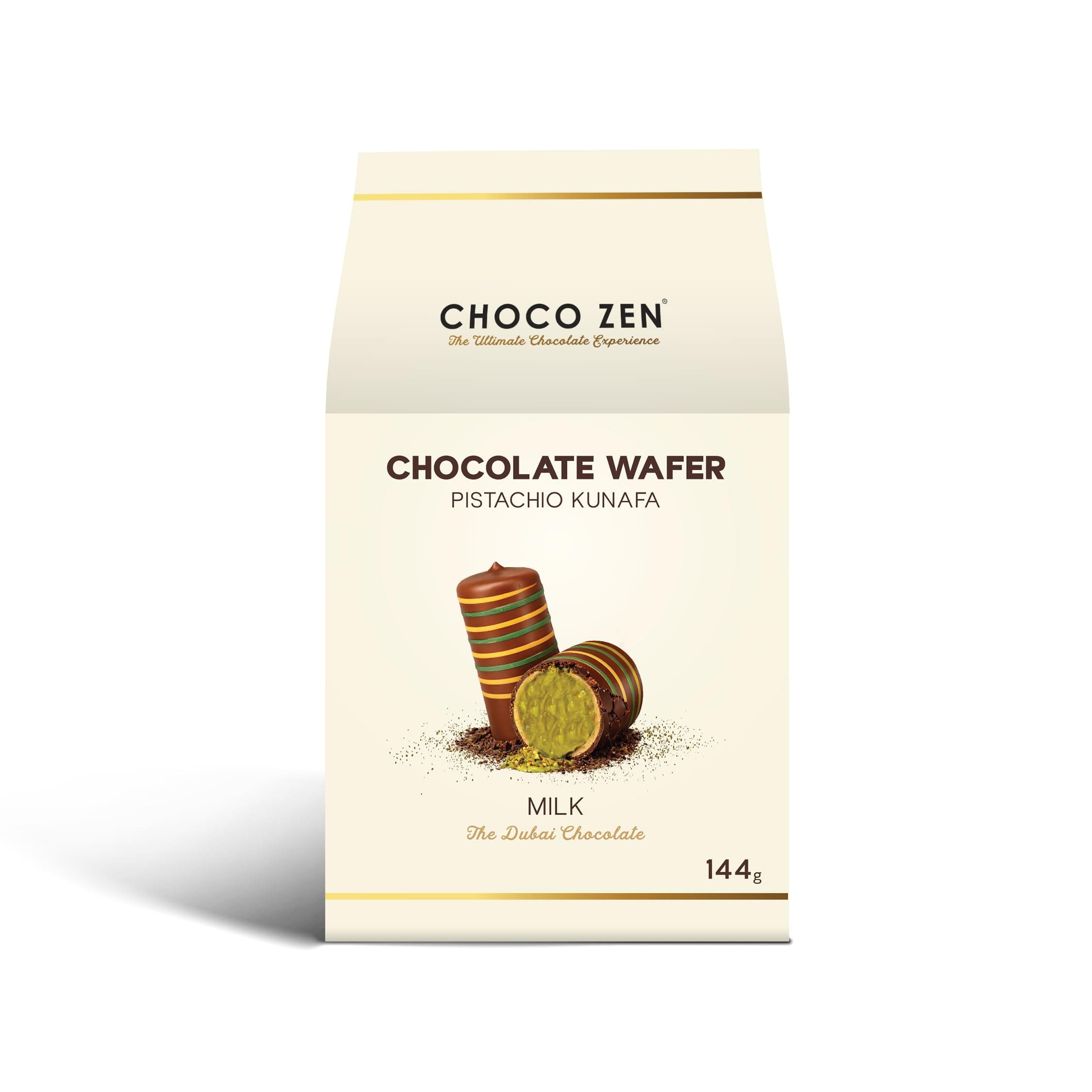 Choco Zen Dubai Chocolate Wafer Rolls