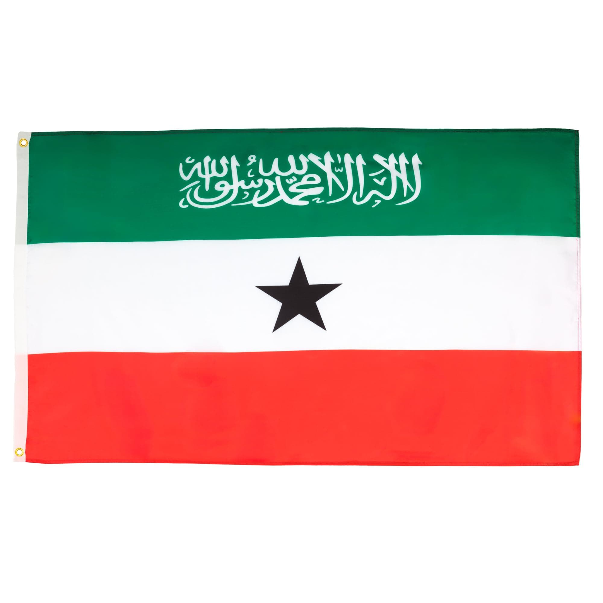 Somaliland Flag - 3x5 Ft - 100D Polyester Somaliland Banner with Two Metal Grommets - Fade Resistant - Vivid Colors - 3' x 5' Feet - 150x90 Cm