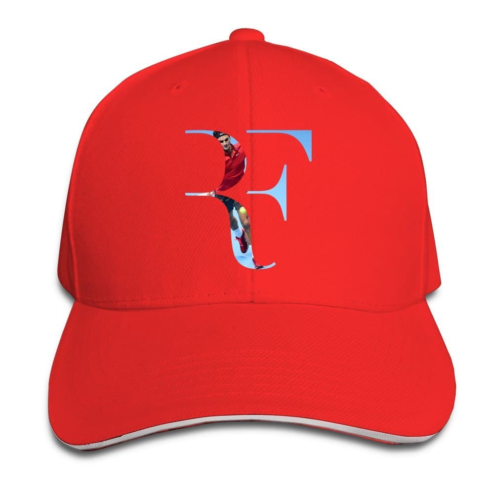 Sunny Fish6hh Unisex Adjustable Roger Federer Baseball Caps Hat One Size Red