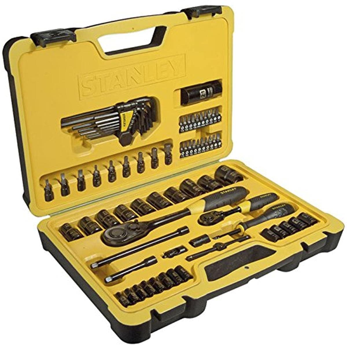 STANLEY Socket FM Wrench Set, Silver, 1/2/1/4-Inch