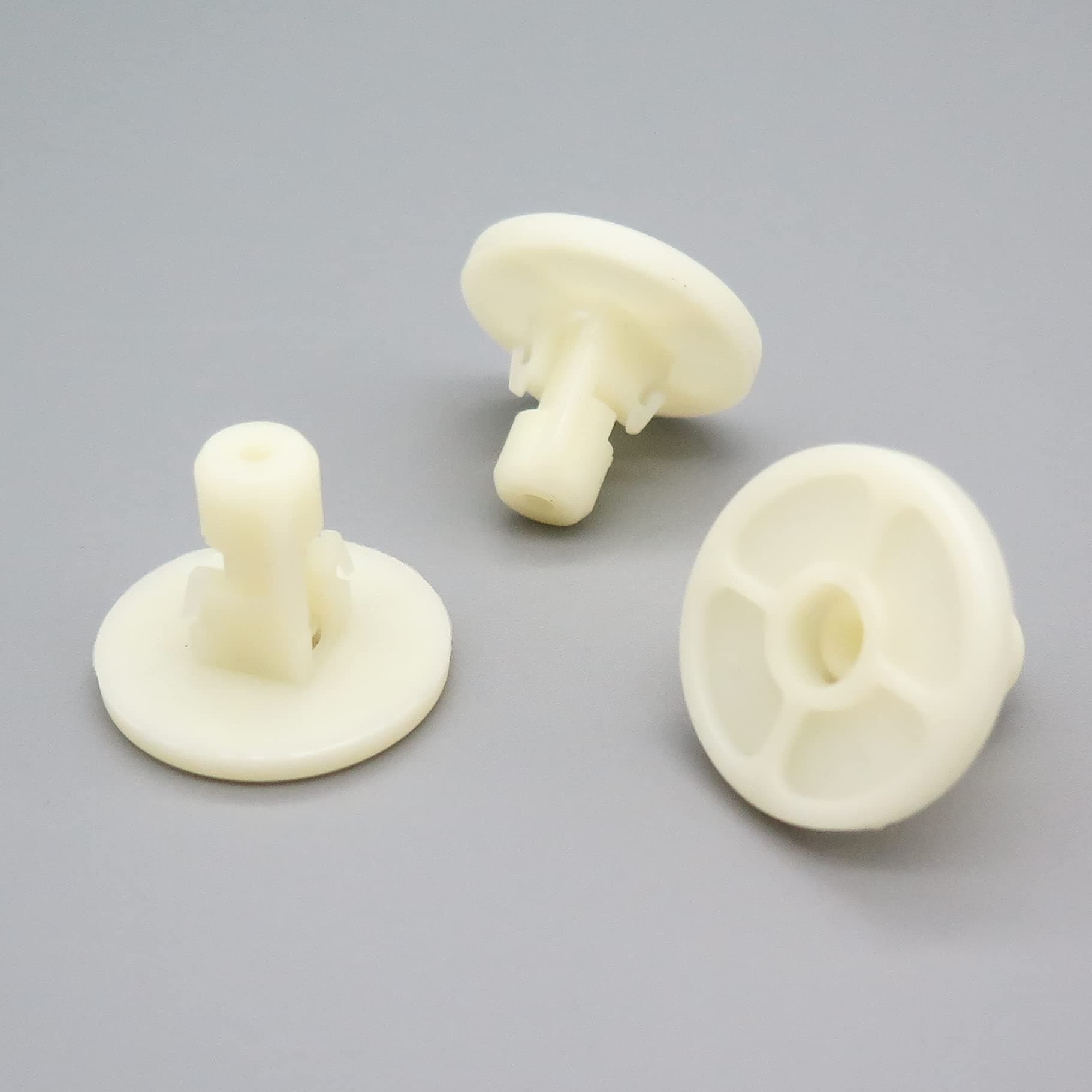 VVO Fasteners- White Plastic Engine Bay Shield Clips for BMW X5, 7-Series, (Pack of 10)