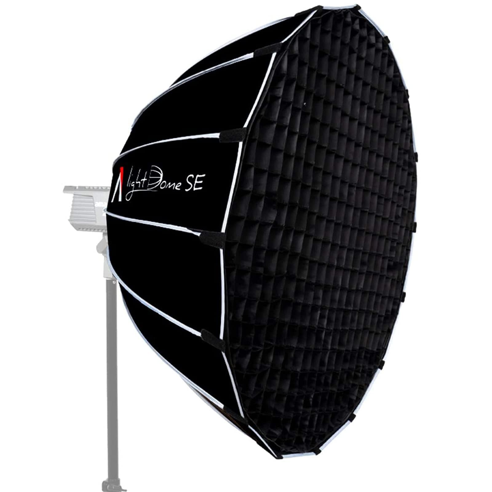 AputureLight Dome SE Softbox 35.5inch Softbox with Honeycomb Grid Carry Bag Compatible with Amaran 100D/X 200D/X Aputure 120D II 300D II 300X Godox sl60w Bowens Mount LED Video Lights