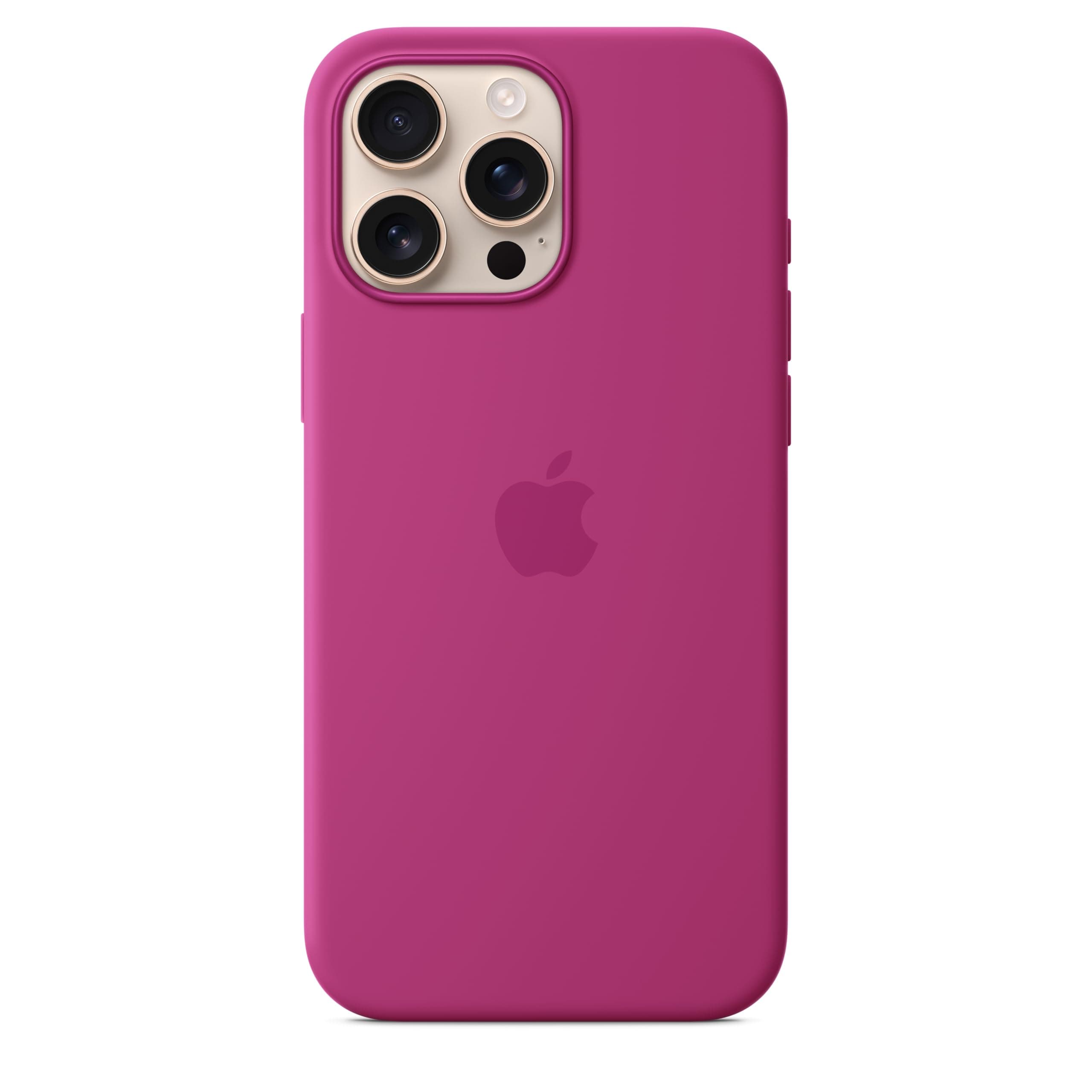 Apple iPhone 16 Pro Max Silicone Case with MagSafe - Fuchsia ​​​​​​​