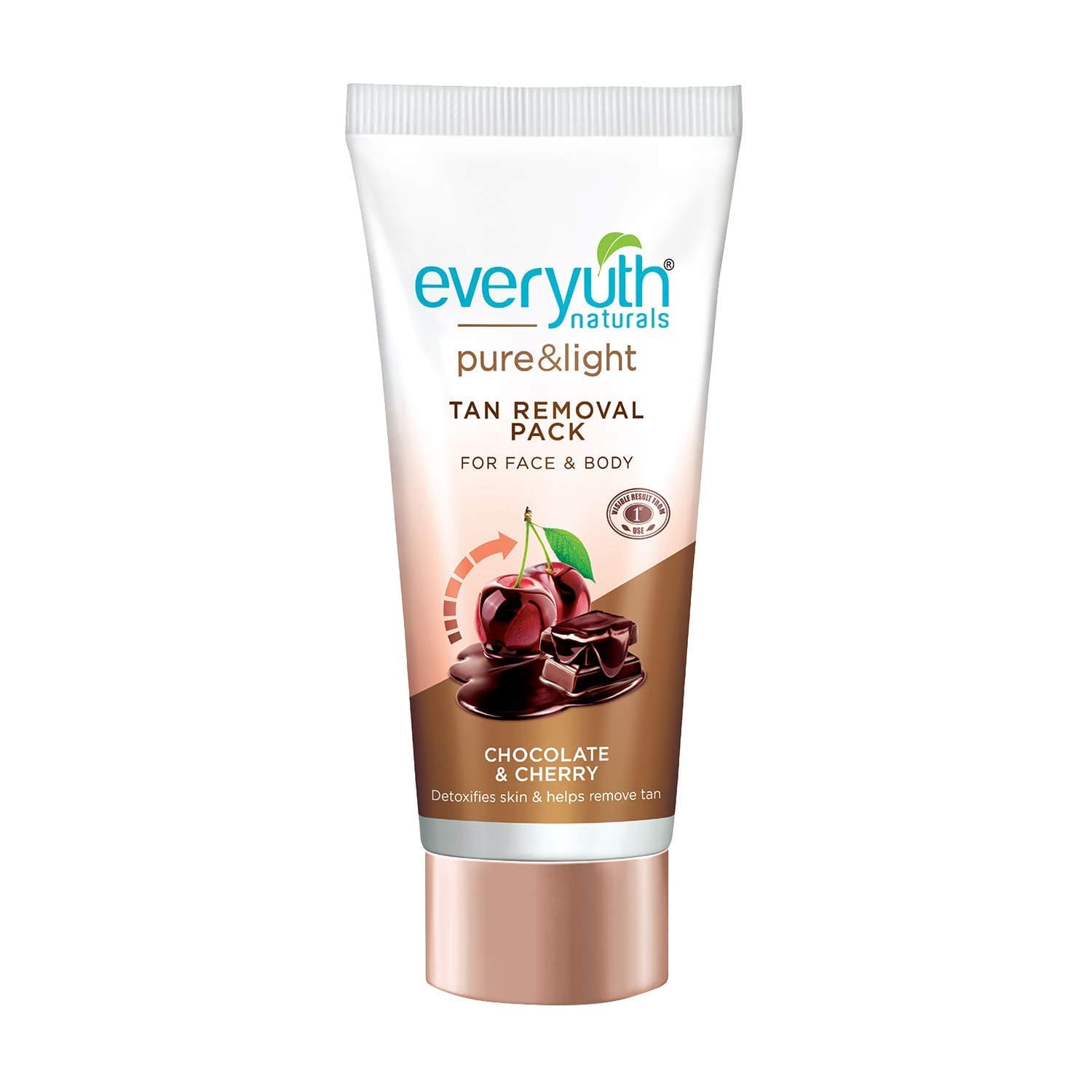 Tan Removal Face Pack, Chocolate and Cherry, 50 g