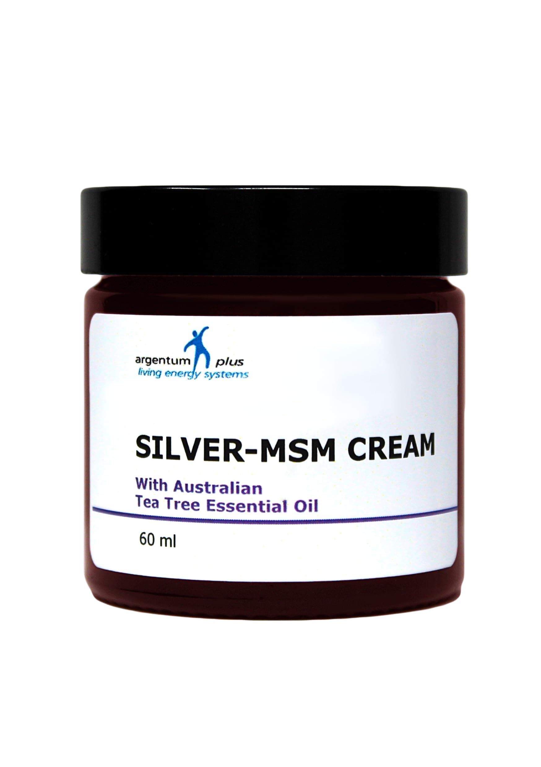 – Silver-MSM Cream with Australian Tea Tree Essential Oil 60 ml