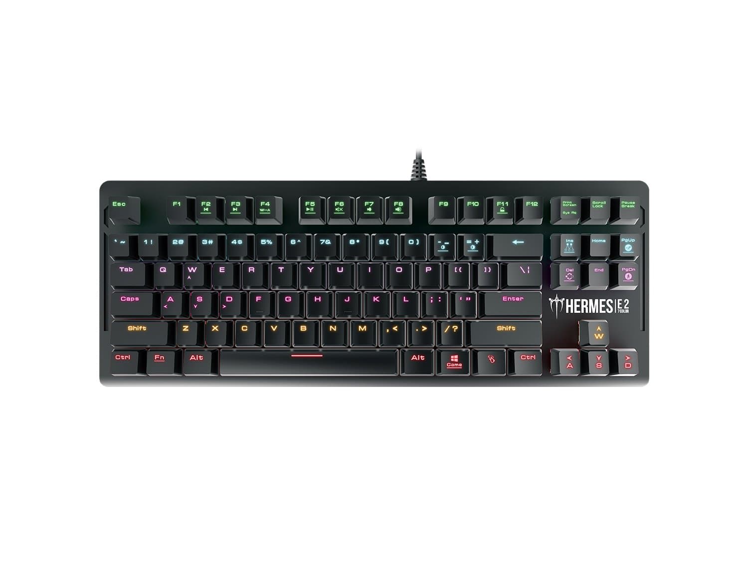 Gamdias Hermes Lite Mechanical Gaming Combo (Red Switch) With Built-In Memory Single Hermes E2