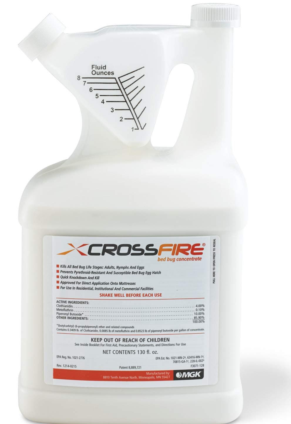 MGK - Crossfire Bed Bug Concentrate - 130oz, 9.6 Pounds
