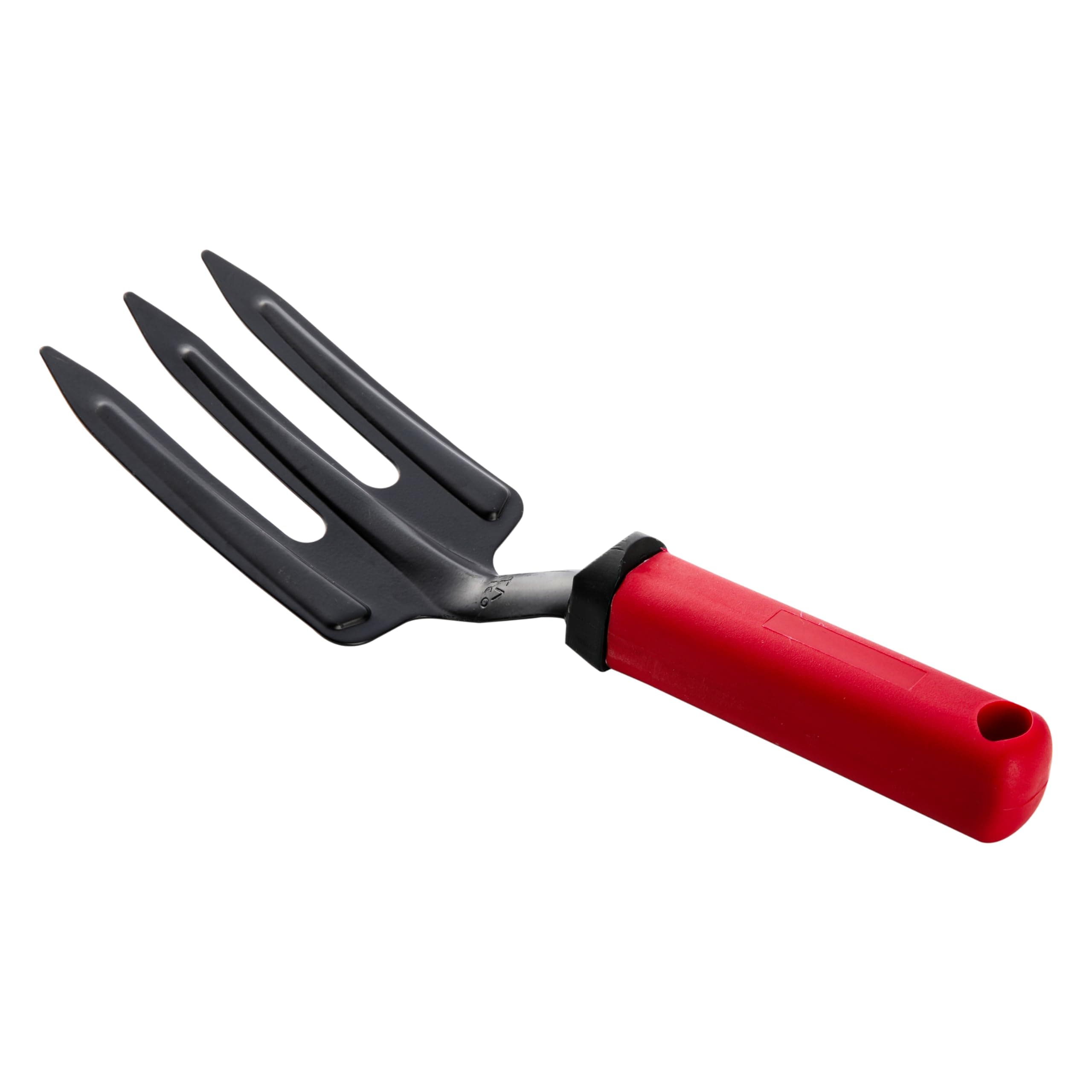 AGRICOTATA Weeding Fork Gardening Tool, Rust Preventive Top Coat Suitable for Gardening, Kitchen Garden, GTS076, (1 pc, Black)