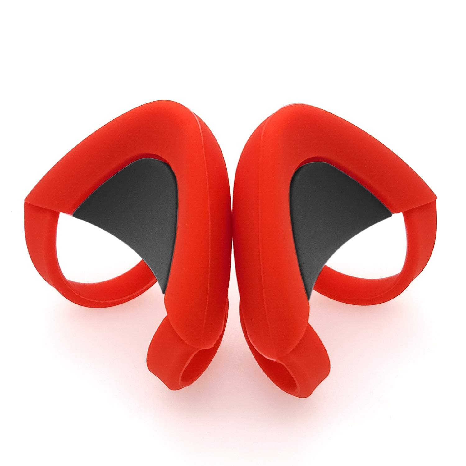 REEYEAR かわいい猫の耳 HypreX Cloud II/Cloud Stinger/Cloud Flight ヘッドセット用 ユニバーサルフィット ラブリーキティ 調節可能なアタッチメントストラップ ビデオライブゲームヘッドフォン用 レッド&ブラック