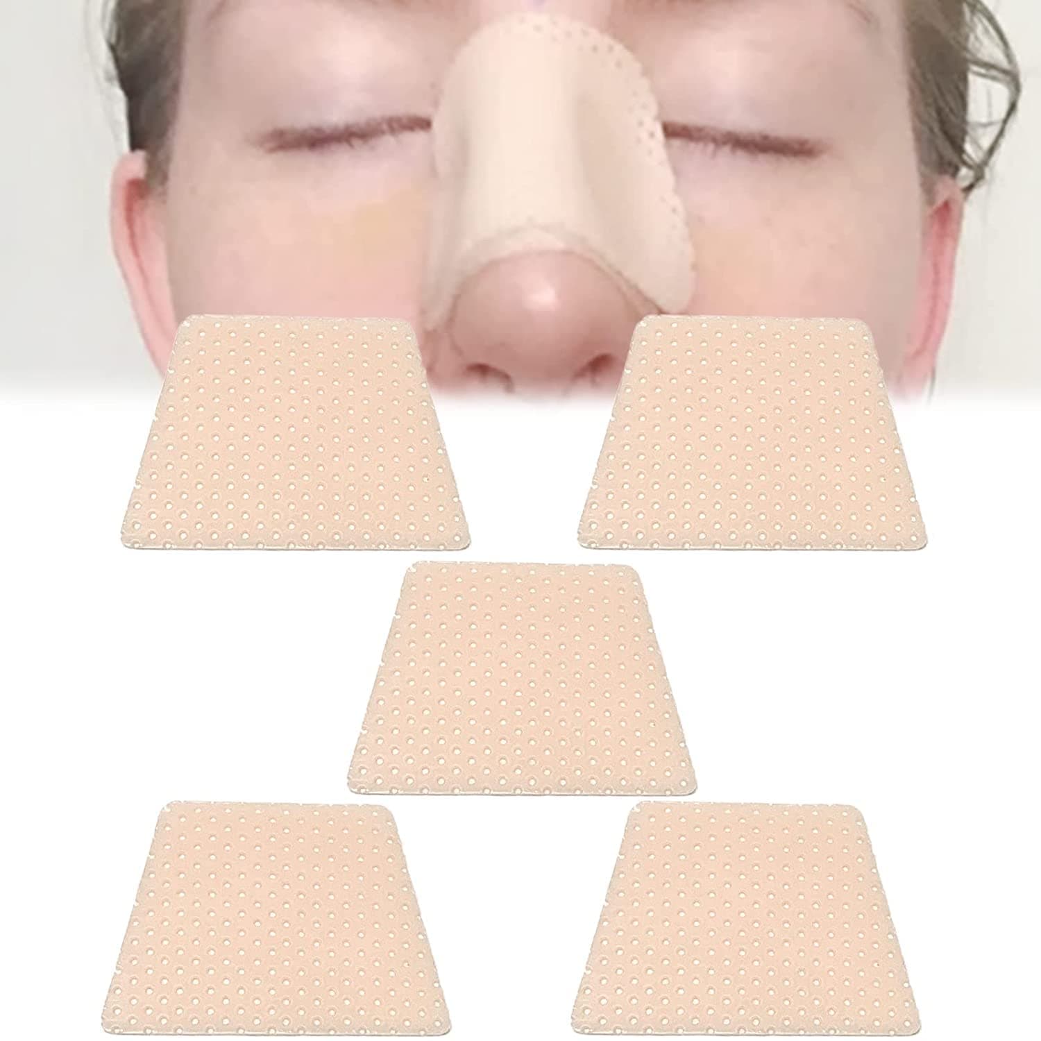 Thermoplastic Nasal Splints - Nose External Support Protector for Nose Brace Fracture, Rhinoplasty Septoplasty Surgery, ENT, Orthopedic Immobilization,5 PCS (Small (Pack of 5))