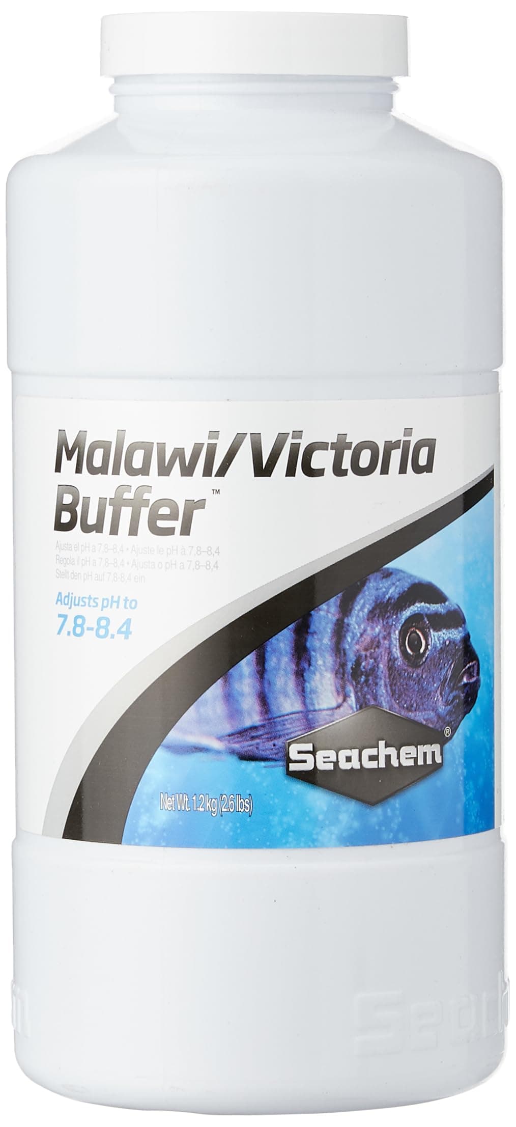 Seachem Malawi/Victoria Buffer, 1.2 kg / 2.6 lbs, Aquarium Buffer, Cichlid Tank, Aquarium Maintenance, 2.42 pounds