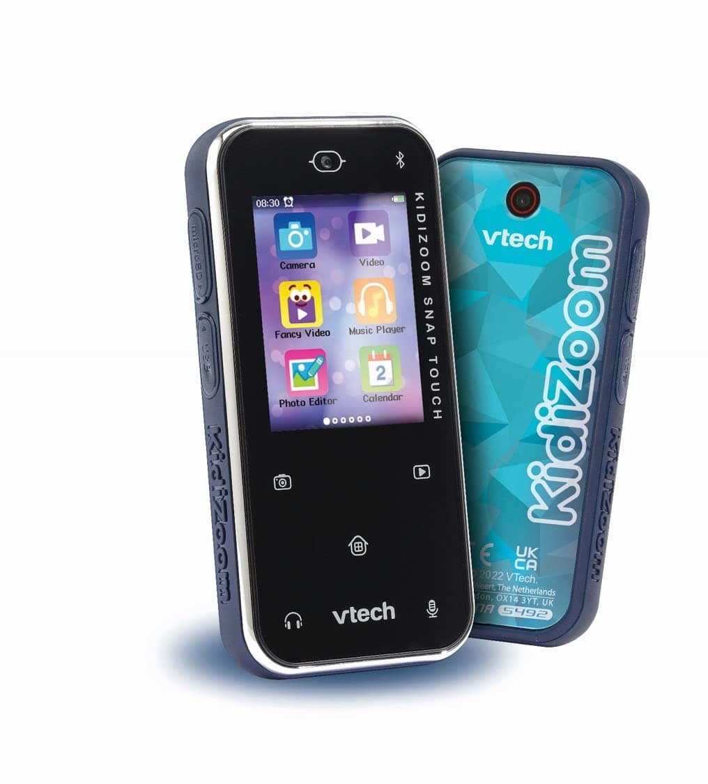 VTech KidiZoom Snap Touch Blue, Device for Kids with 5MP Camera, Games & Apps...