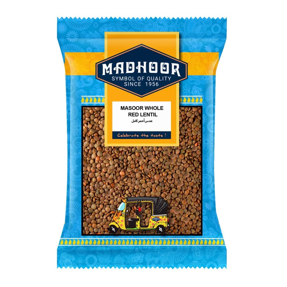 Madhoor Red Masoor Whole 1kg