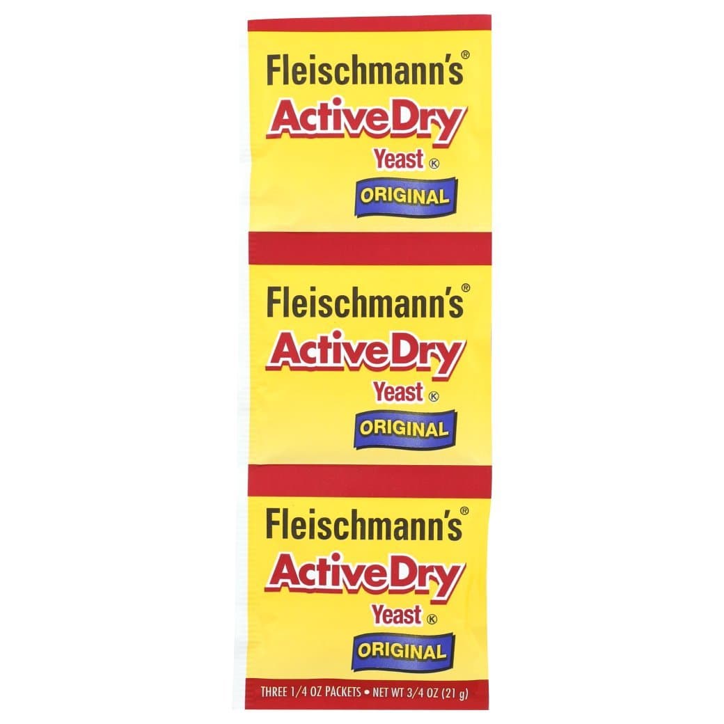 Fleischmann's Active Dry Yeast, The original active dry yeast, 0.75 oz (Pack of 4)