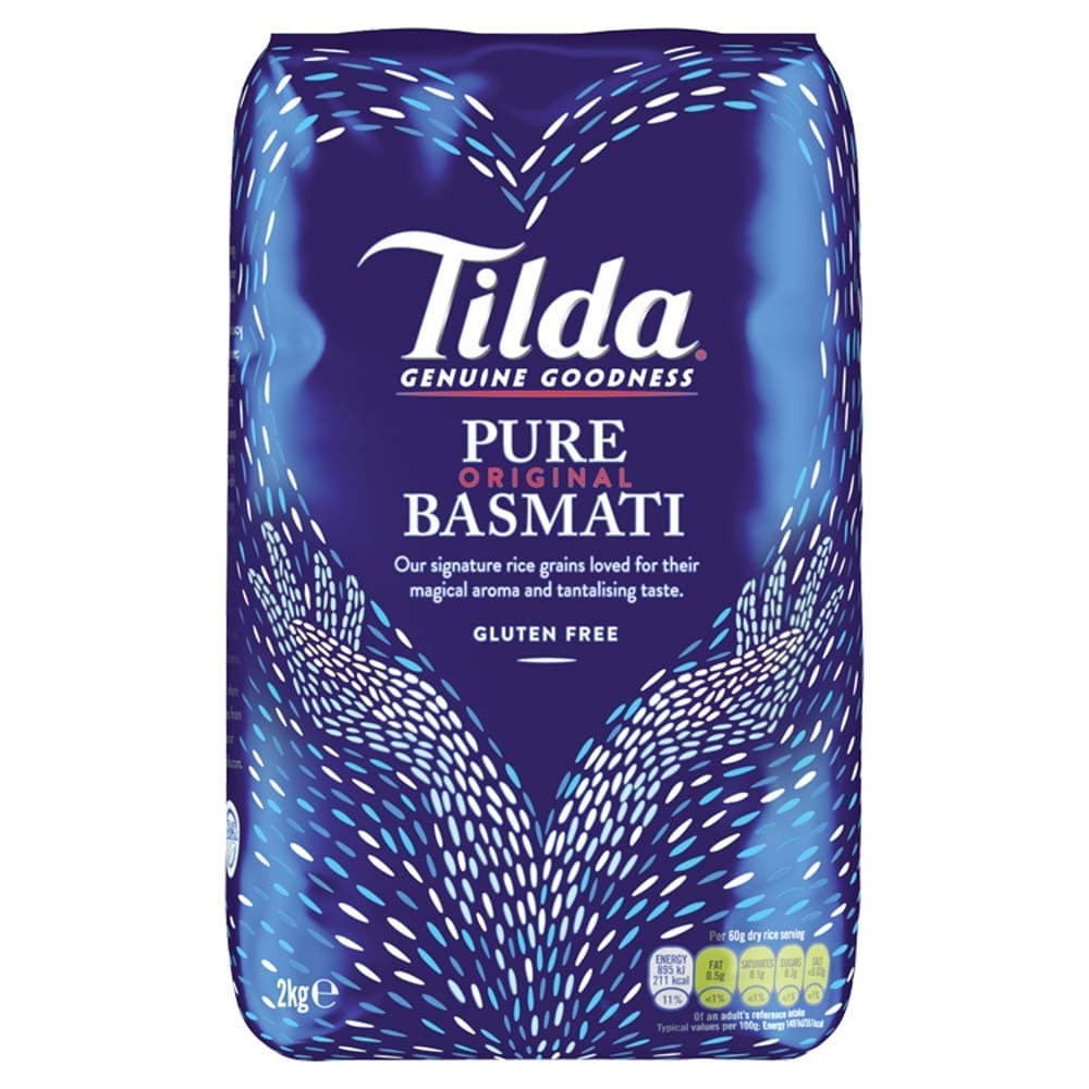 Tilda Pure Basmati Rice, 2kg
