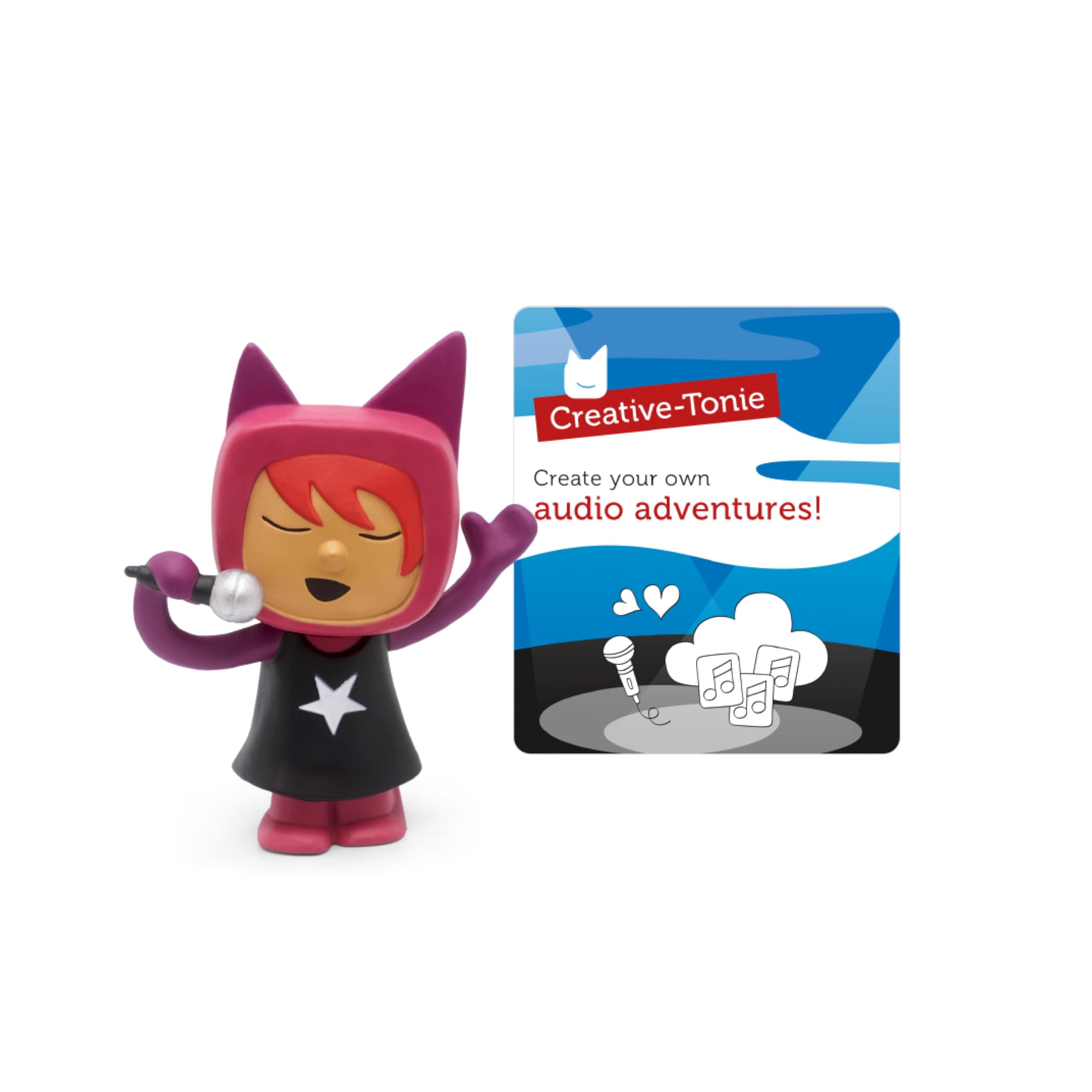 Tonies Singer Creative Audio Character - Record and Upload up to 90 Minutes of Your Own Stories and Songs