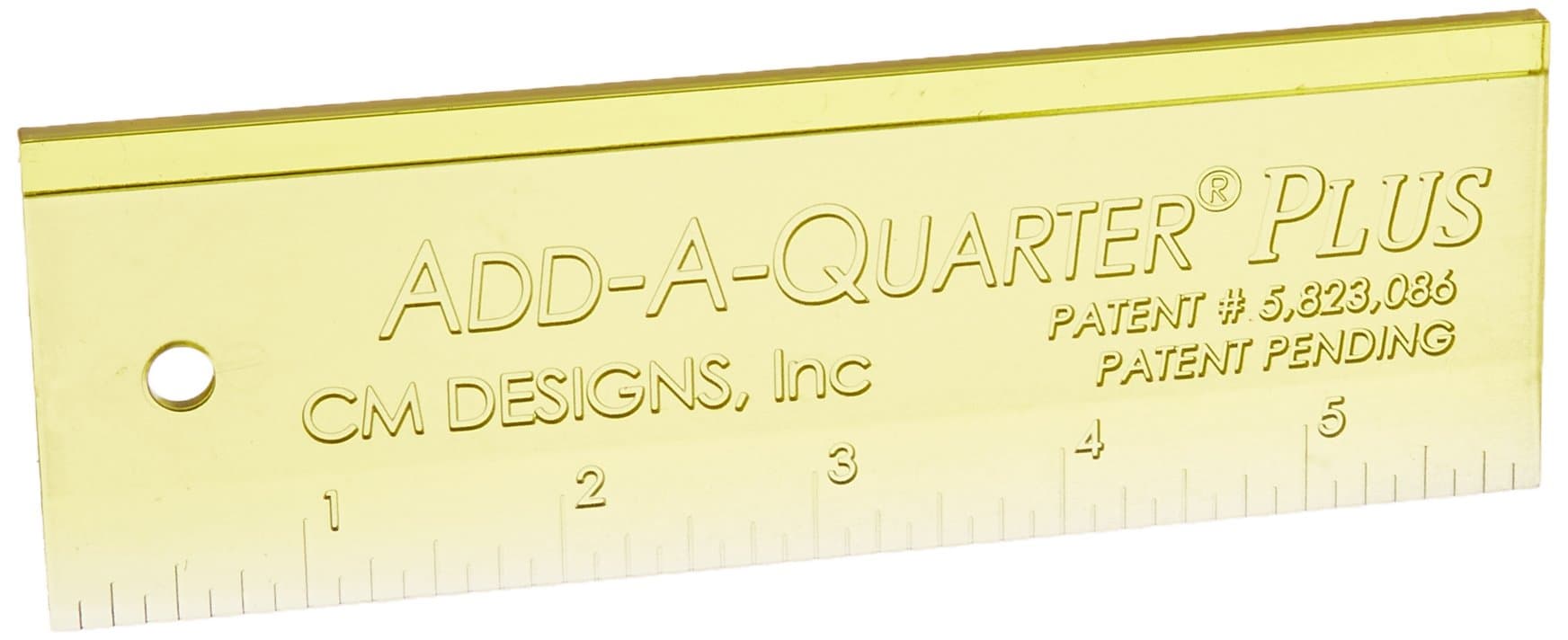 CM Designs Ruler 6" Add-A-Quarter Plus, 6"