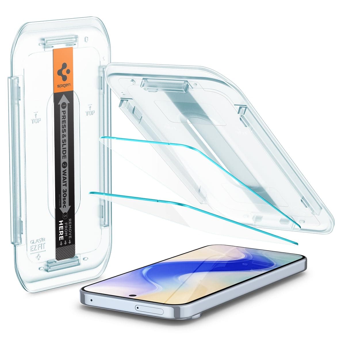 Spigen GLAStR EZ FIT for Google Pixel 9 Pro XL | Pixel 10 Pro XL Screen Protector Premium Tempered Glass - Case Friendly [2 PACK]