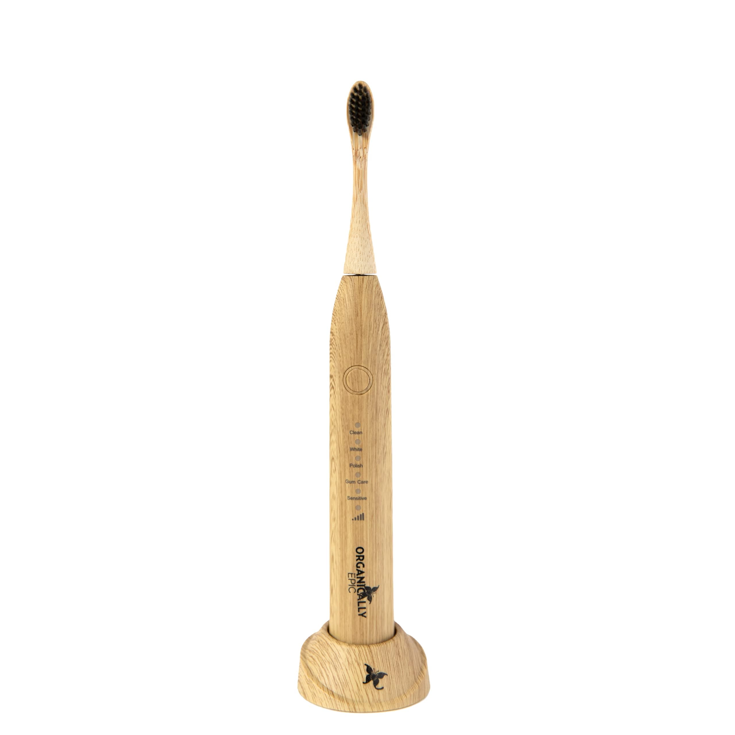 Sonic Wave Bamboo Head Electric Toothbrush