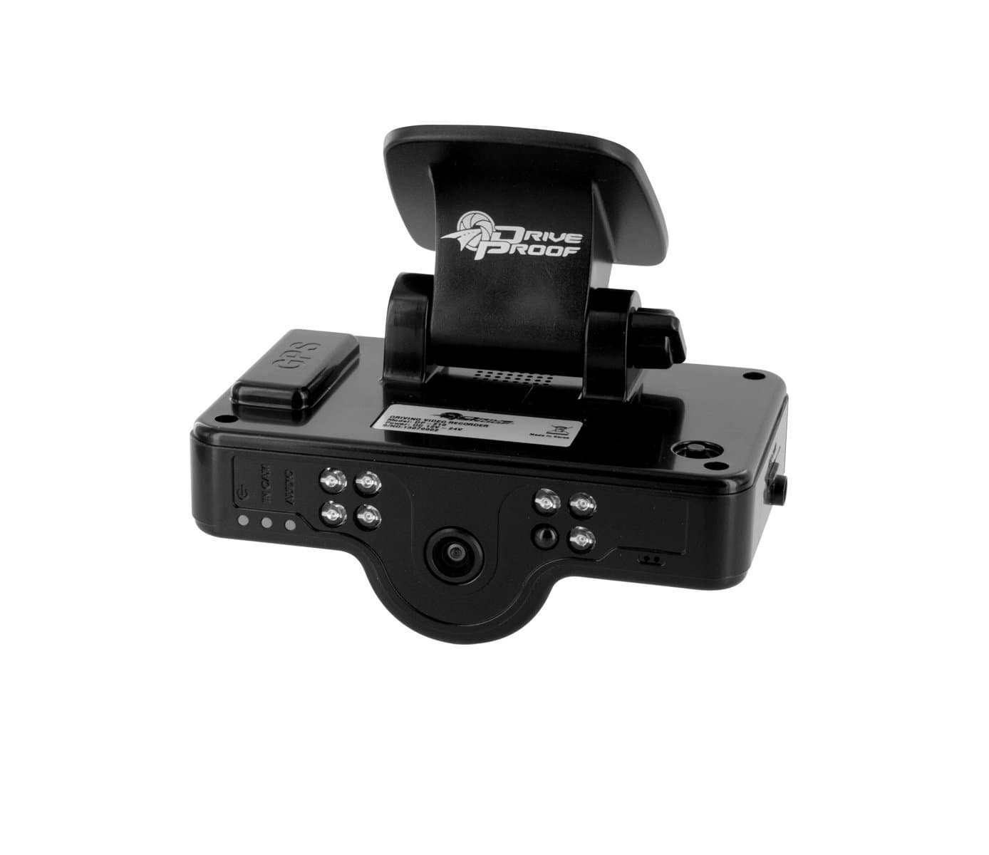 Drive Proof Car Camera (Max Storage), The DP-210 Dash Camera Recorder model was designed to offer a significant 105 hours of recording with two color cameras, front and rear