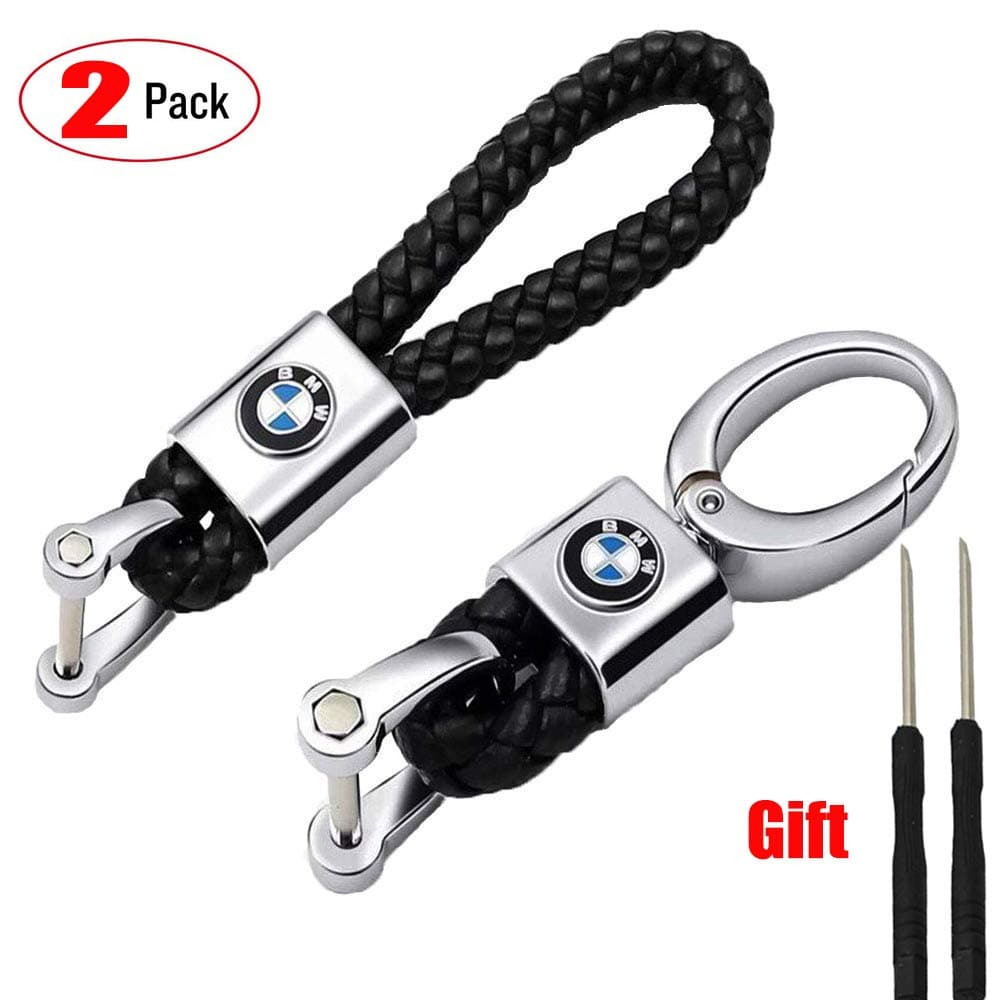2pack Car Logo Key Chain Key Ring for BMW X1 X3 M3 M5 X1 X5 X6 Z4 3 5 7SeriesBusiness Gift Birthday Present for Men and Woman
