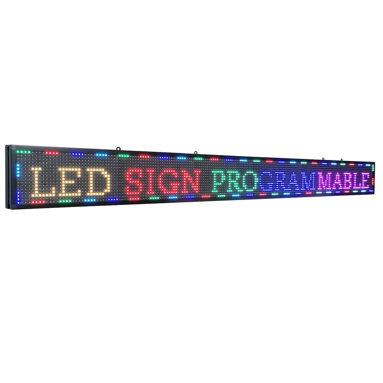 P10 LED Sign - 77x8 Inches WiFi Control Programmable LED Display Board Scroll...
