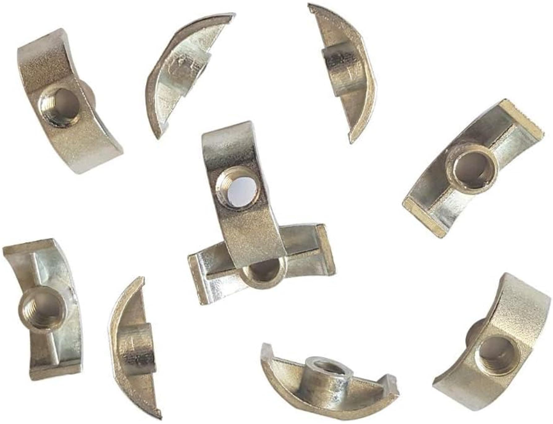 New Replacement M6 Half Moon Lunar Bed Nuts (pack of 10 nuts)