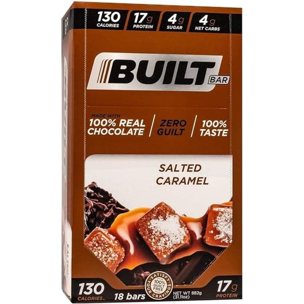 Built Bar Salted Caramel 18/Box, 954 g