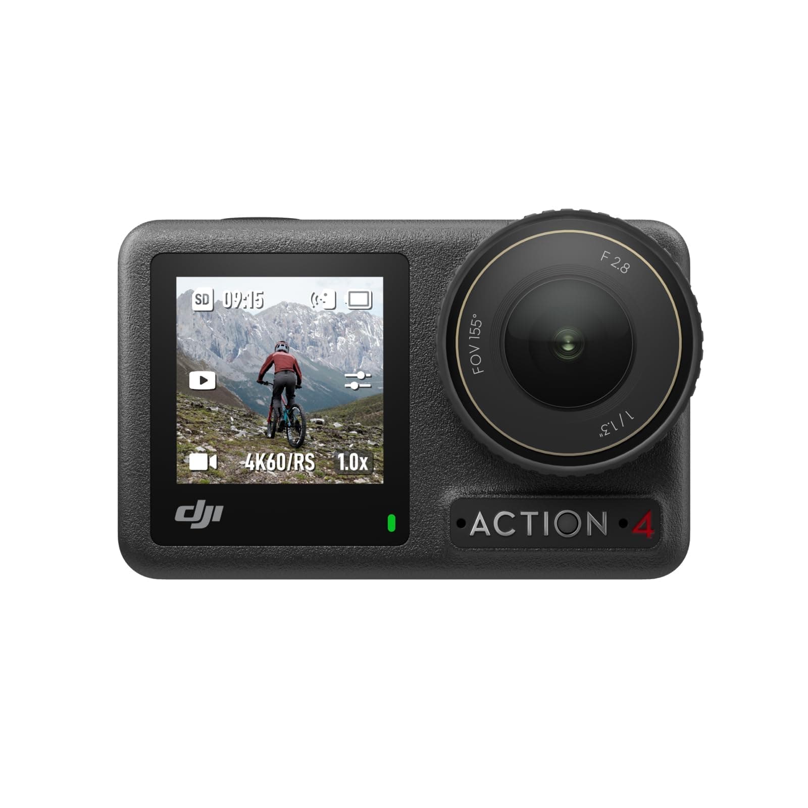 Osmo Action 4 Essential Combo, Action Camera 4K/120fps with a 1/1.3-Inch Sensor, Stunning Low-Light Imaging Underwater Camera, 10-bit & D-Log M Color Performance Vlogging Camera, 1770mAh Battery