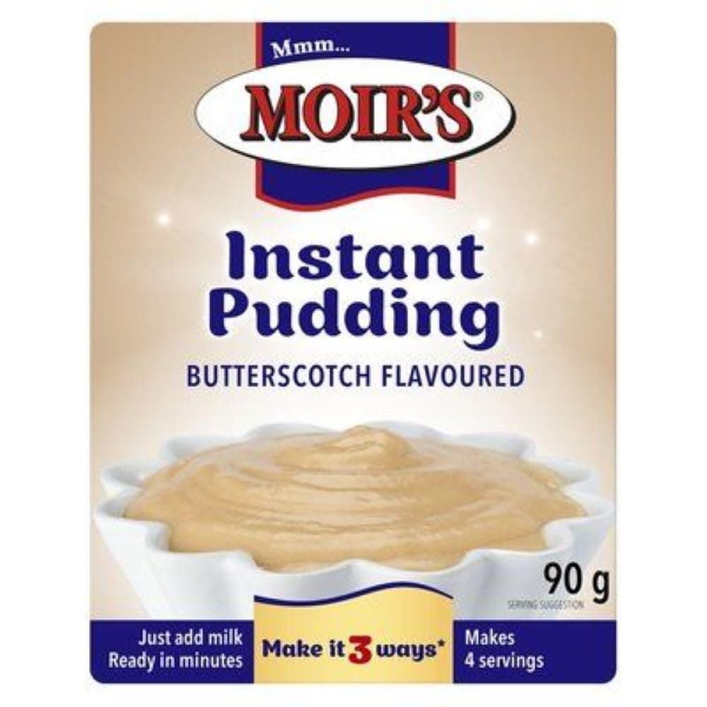 Moirs Butterscotch Pudding 90g Box (Pack of 3)