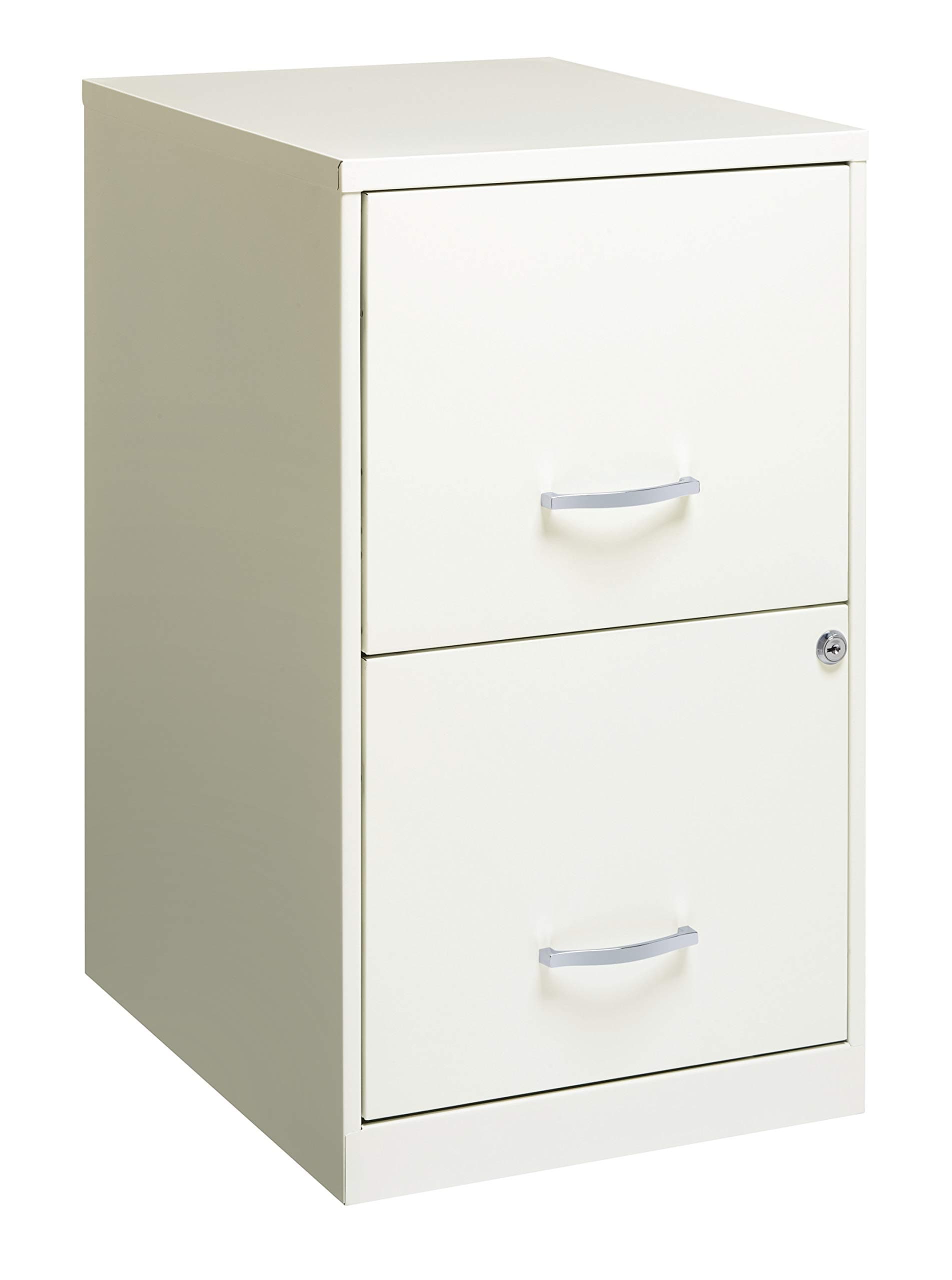 18" Deep 2 Drawer Metal File Cabinet