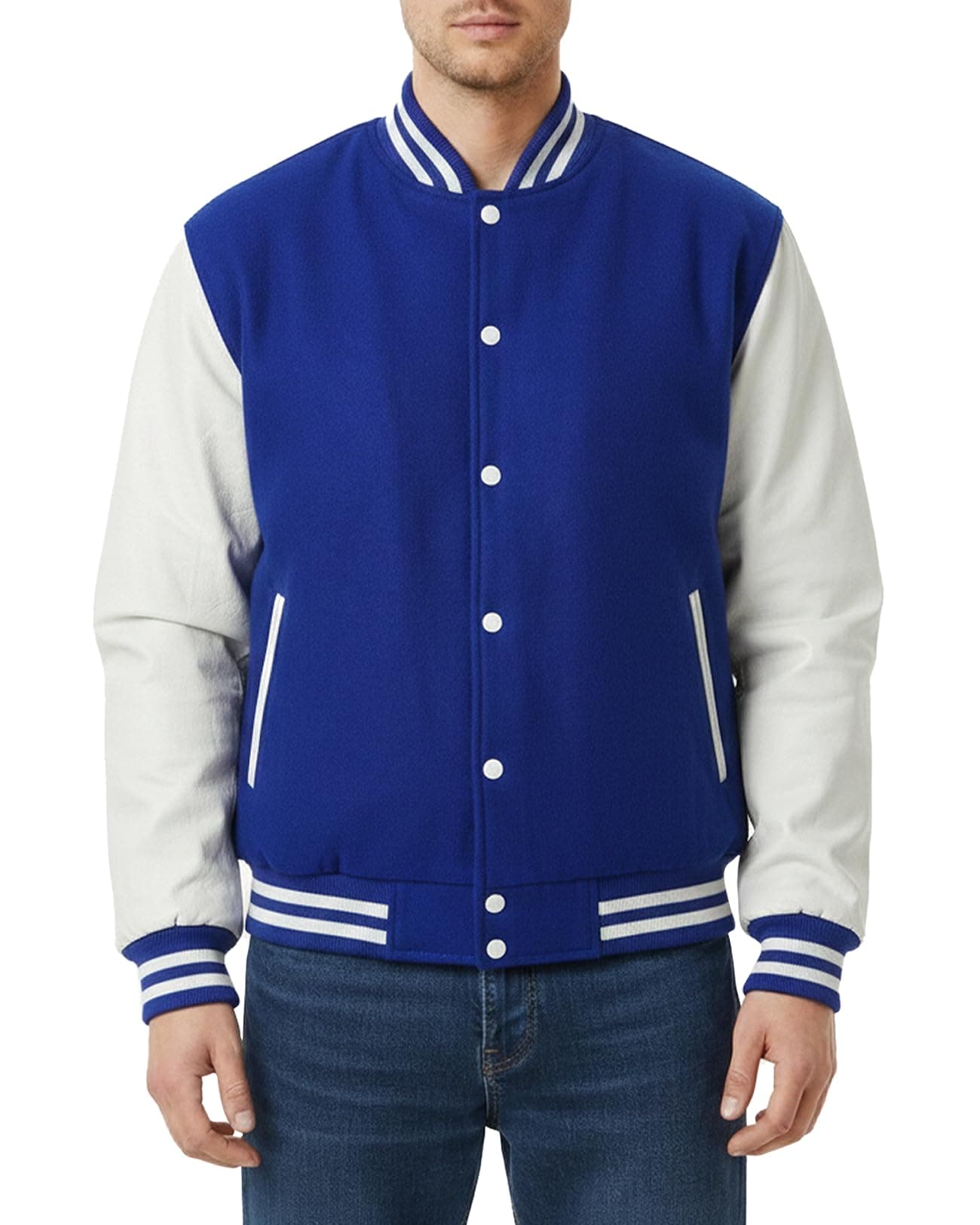 Hotline Miami Varsity Letterman Brown Wool Letter B Patch Flight Bomber Jacket