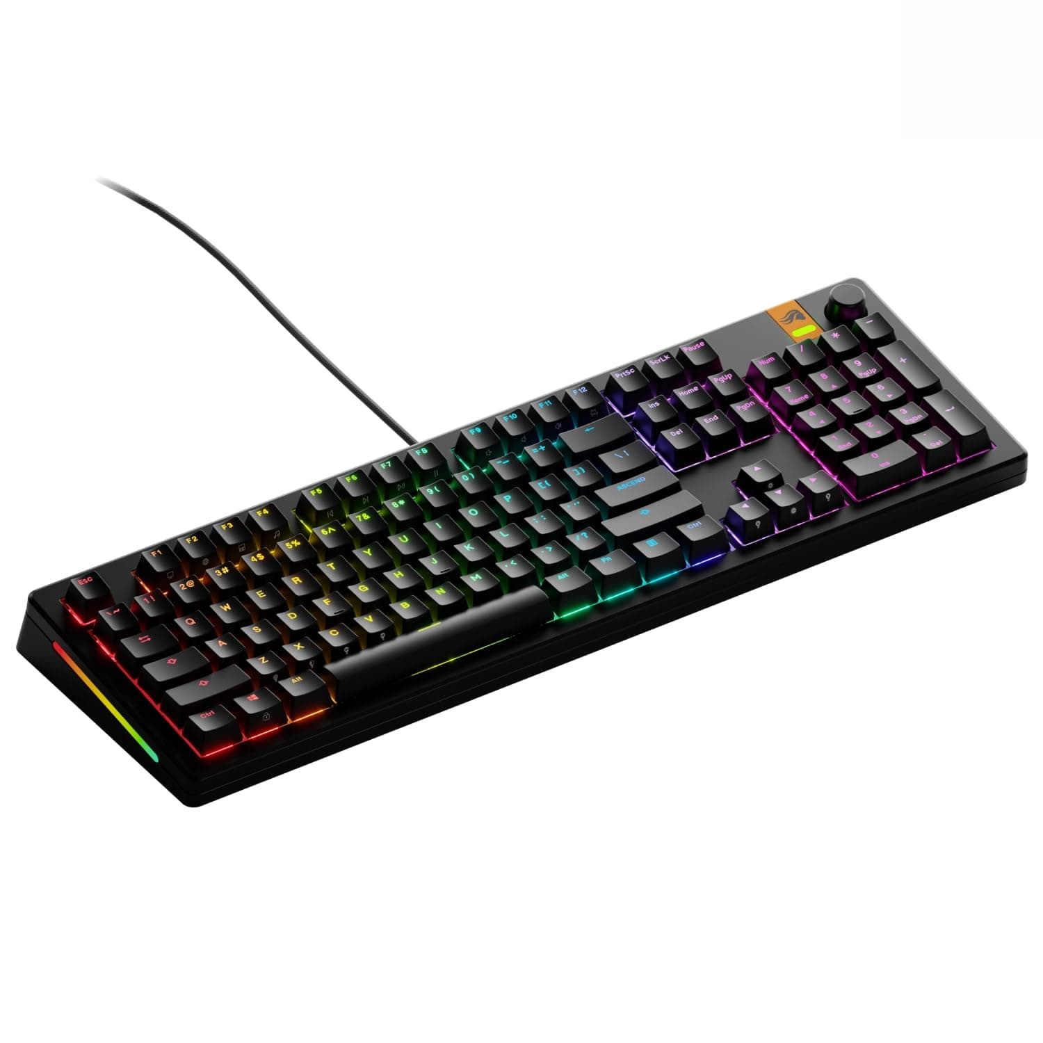 Gaming - GMMK 3 Rapid Trigger Keyboard, Hall Effect, 8K Polling Rate, MX Mechanical & Magnetic Switches, Hotswappable 100% Keyboard, Modular Gasket System, Doubleshot PBT keycaps (Black)