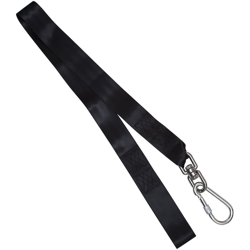 Tree Swing Hanging Strap Kit with Swivel - 72 Inch (6ft) Strap with Heavy Duty Locking Carabiner and Swivel Attachment - Create A Tree Swing in Minutes!