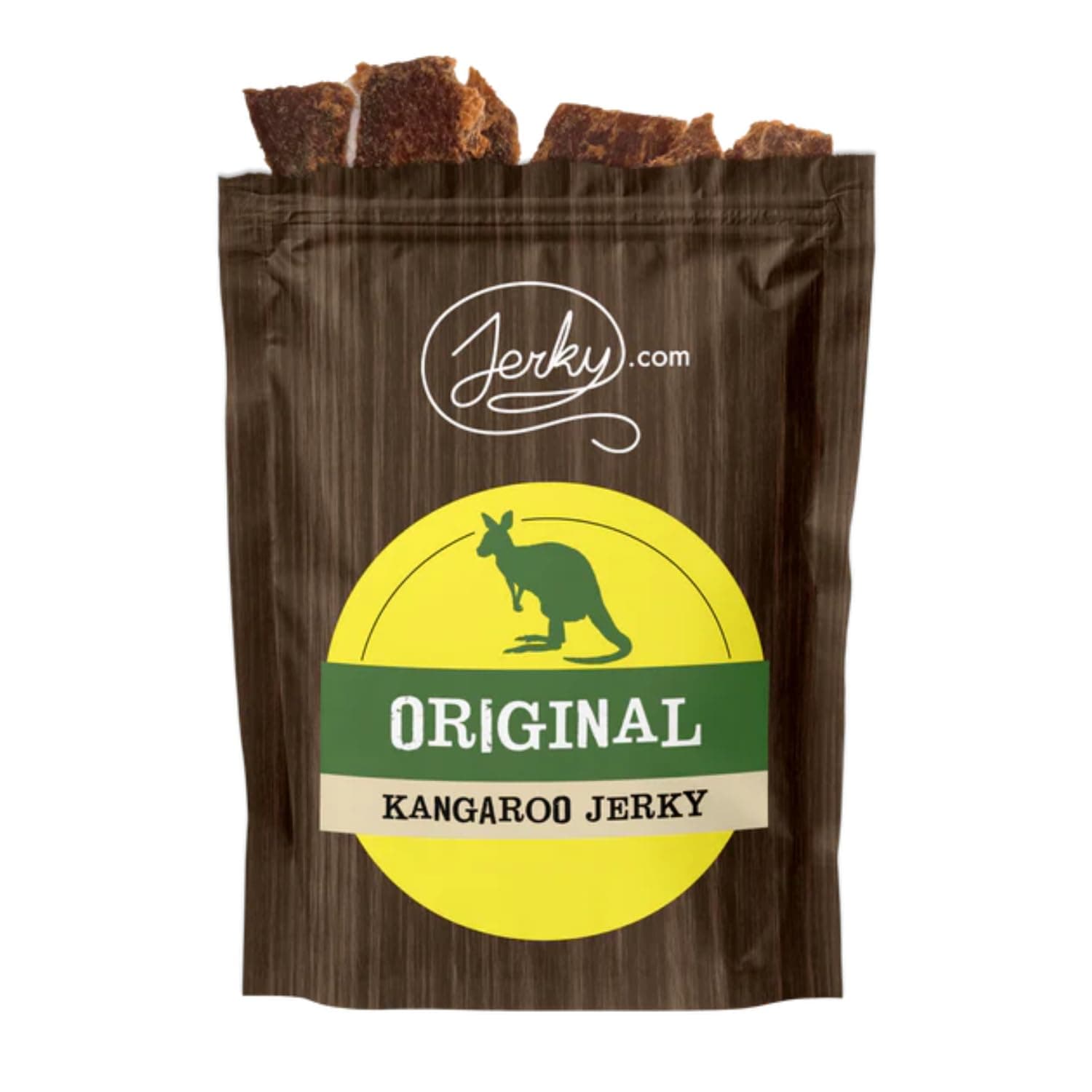 Jerky.com Original Kangaroo Exotic Jerky – Premium High-Protein Exotic Snack, Tender & Flavorful, 100% Natural Ingredients, Perfect for On-the-Go 1.75 oz